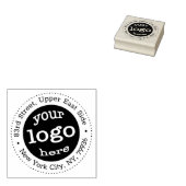 Het gepersonaliseerde Adres van de Terugkeer Bedri Rubberstempel (Gestempeld)