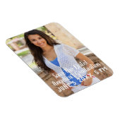 Het gepersonaliseerde Afstuderen sparen de Datum M Magneet (Rechterzijde)