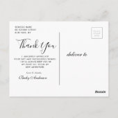 Het gepersonaliseerde afstuderen van het fotomanus briefkaart (Achterkant)