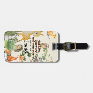 Het gepersonaliseerde Bagagelabel van de Naam met 