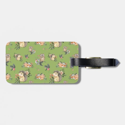 Het gepersonaliseerde Bagagelabel van de Naam met  (Achterkant horizontaal)