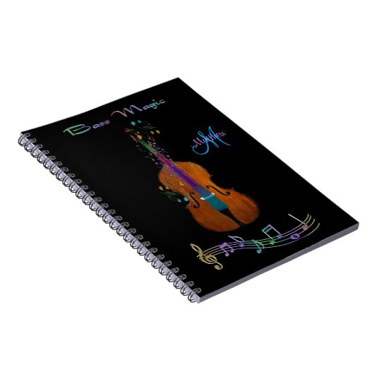 Het gepersonaliseerde Bas Magische Notitieboekje Notitieboek (Rechterzijde)