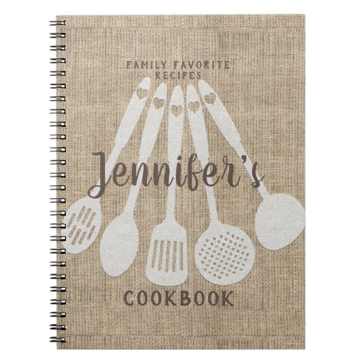 Het gepersonaliseerde Bolap Kijk Recipe Cookbook Notitieboek (Voorkant)