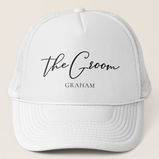 Het gepersonaliseerde camoufleerde camouflage mini trucker pet (Voorkant)