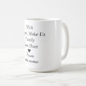 Het gepersonaliseerde de mok van het de ouderstap  (Voorkant rechts)