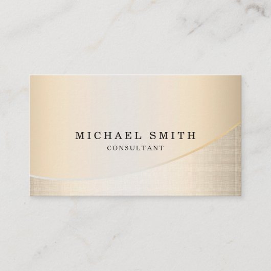 Het gepersonaliseerde Elegante Moderne Duidelijke Visitekaartje (Voorkant)