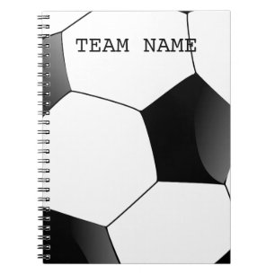 Het gepersonaliseerde Football van de Douane Notitieboek