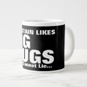 Het gepersonaliseerde Fun houdt van grote Mokken e (Voorkant rechts)