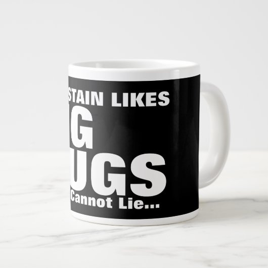 Het gepersonaliseerde Fun houdt van grote Mokken e (Voorkant rechts)