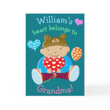 Het gepersonaliseerde Hart behoort tot Oma