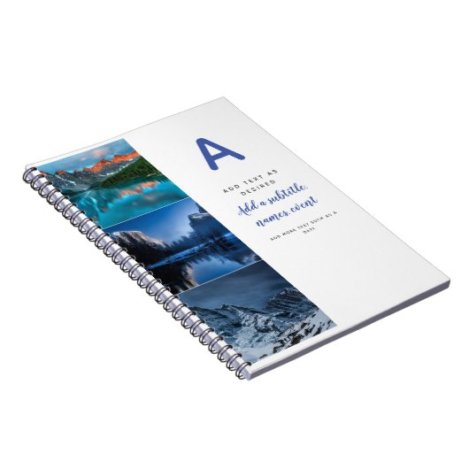 Het gepersonaliseerde Initiaal van de Tekst van de Notitieboek (Rechterzijde)