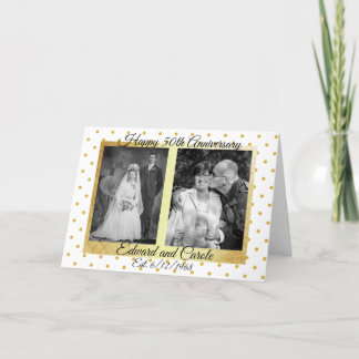 Het gepersonaliseerde Jubileum van de Foto's Kaart