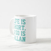 Het gepersonaliseerde Leven is de Mok van de Sloga (Voorkant links)