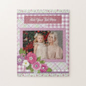 Het gepersonaliseerde Lijst van het Afbeelding met Legpuzzel (Verticaal)