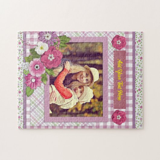 Het gepersonaliseerde Lijst van het Afbeelding met Legpuzzel (Horizontaal)