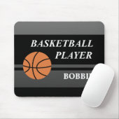 Het gepersonaliseerde Muismat van het Basketbal (Met muis)