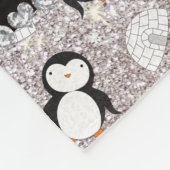 Het gepersonaliseerde naamzilver schittert fleece deken (Hoek)