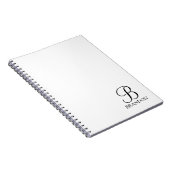 Het gepersonaliseerde Notitieboek van het Monogram (Rechterzijde)