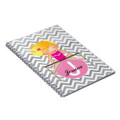 Het gepersonaliseerde Notitieboekje van het MEISJE Notitieboek (Rechterzijde)