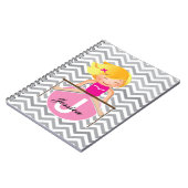 Het gepersonaliseerde Notitieboekje van het MEISJE Notitieboek (Linkerzijde)