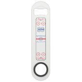 Het gepersonaliseerde Ontwerp van het Diagram van  Speed Flessenopener (Voorkant)