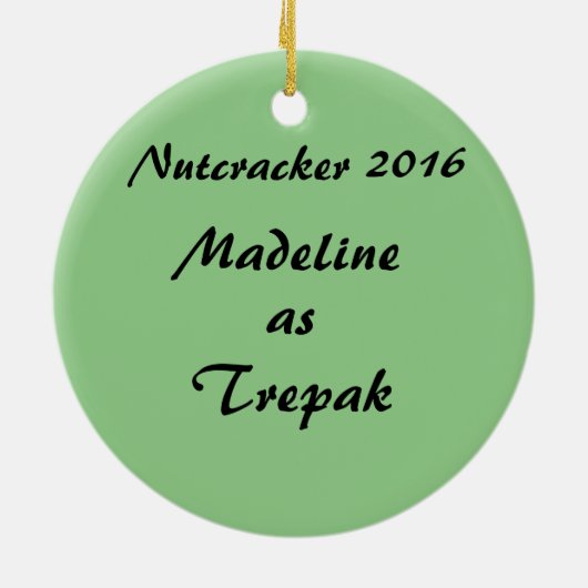 Het gepersonaliseerde Ornament van de Notekraker - (Achterkant)