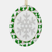 Het gepersonaliseerde Ornament van de Sneeuwvlok (Rechts)