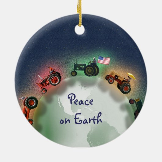 Het gepersonaliseerde Ornament van Kerstmis van de (Achterkant)