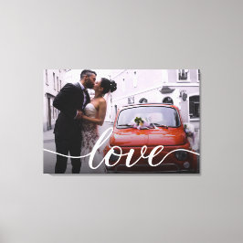 Het gepersonaliseerde Passen getrouwd Weddenschap Canvas Afdruk