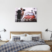 Het gepersonaliseerde Passen getrouwd Weddenschap Canvas Afdruk (Insitu (Slaapkamer))