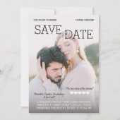Het gepersonaliseerde Poster van de Film hoort spa Save The Date (Voorkant)