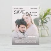 Het gepersonaliseerde Poster van de Film hoort spa Save The Date (Staand voorkant)