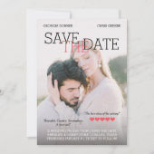 Het gepersonaliseerde Poster van de Film sparen de Save The Date (Voorkant)