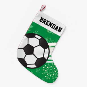 Het gepersonaliseerde Sportieve Groene Voetbal van Kleine Kerstsok