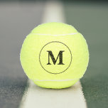 Het gepersonaliseerde Team van de Coach van de Spe Tennisballen<br><div class="desc">Creëer je eigen aangepaste, gepersonaliseerde, moderne zwarte script / typografie monogram initiaal monogrammed, 3 x maat tennisballen. Om aan te passen, eenvoudig typ in uw initialen/monogram, om aan te passen. Maakt een groot geschenk voor verjaardag, kerst, feestdagen, nieuwe jaren, bruiloft, huwelijksverjaardag, Valentijnsdag, vaders dag, moederdag, en nog veel meer, voor...</div>