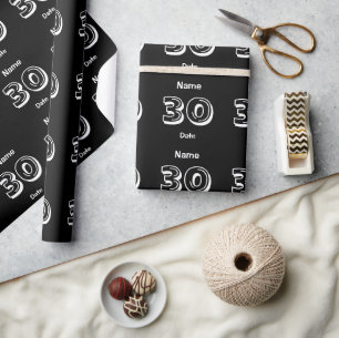 Het gepersonaliseerde Verpakkende Document van de Cadeaupapier