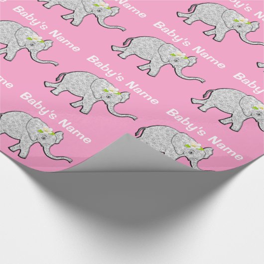 Het gepersonaliseerde Verpakkende Document van het Cadeaupapier (Hoek)