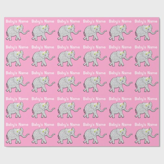 Het gepersonaliseerde Verpakkende Document van het Cadeaupapier (Vlak)