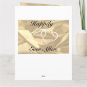 Het gepersonaliseerde Vintage Jubileum van het Kaart (Achterkant)