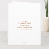 Het gepersonaliseerde Voetbal dankt u Kaarten, Bedankkaart (Achterkant)