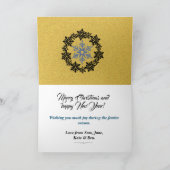 Het gepersonaliseerde Wenskaart van de Feestdagen  Kaart (Binnen)