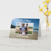 Het gepersonaliseerde Wenskaart van de Feestdagen  Kaart (Gele Bloem)