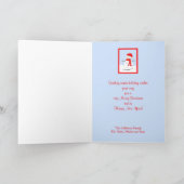 Het Gepersonaliseerde Wenskaart van Kerstmis van Feestdagen Kaart (Binnen)