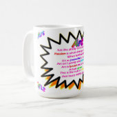 het geraas van de verandering koffiemok (Voorkant links)