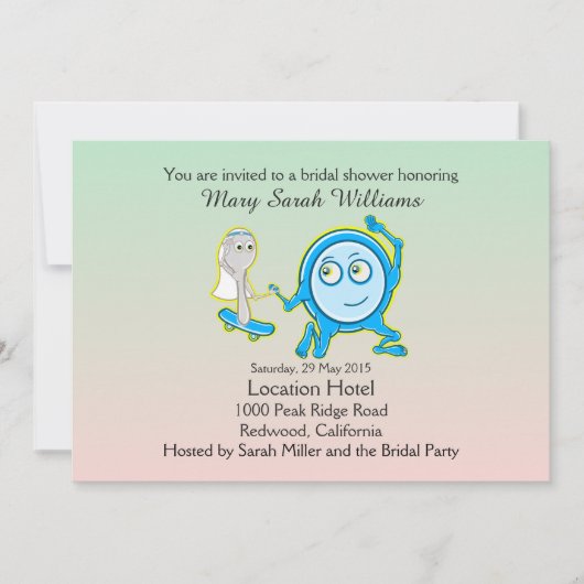 Het gerecht liep weg met het lepeltje Vrijgezellen Kaart (Voorkant)