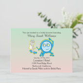 Het gerecht liep weg met het lepeltje Vrijgezellen Kaart (Staand voorkant)