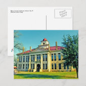 Het Gerechtsgebouw van de Provincie van Blanco, Briefkaart (Voorkant / Achterkant)