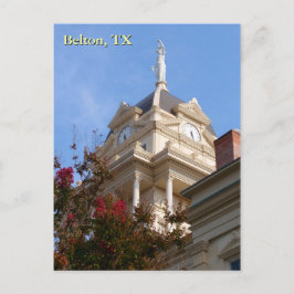 Het Gerechtsgebouw van de Provincie van de klok Briefkaart