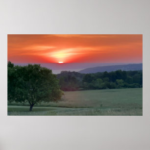 HET GERENOMMEERDE GEBIED VAN DE VINGERMEREN POSTER