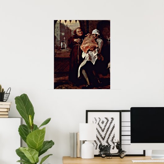 Het geroosterde rundvlees uit het oude Engeland va Poster (Thuiskantoor)